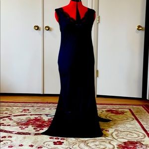 Long black La Perla gown